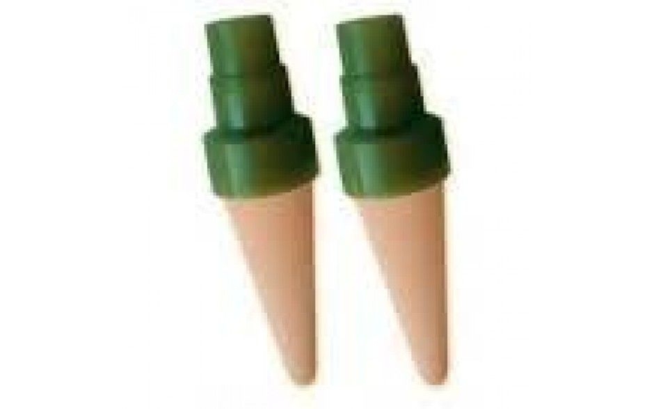 Blumat Flaschenadapter inkl. Tonkegel, groß (2er Pack) Easy-XL 0,3 Liter / 24 Std.