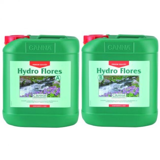 Canna Hydro Flores A u. B, je 5 L Hartes Wasser