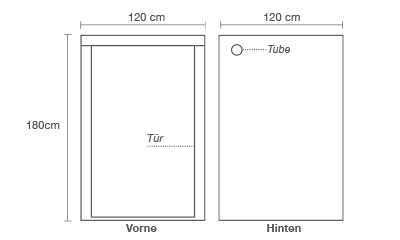 HOMEbox Ambient R 120, aufgeb. 120 x 90 x180cm