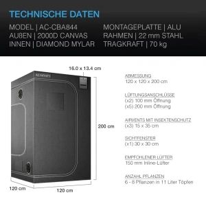 AC Infinity Cloudlab 120*120*200