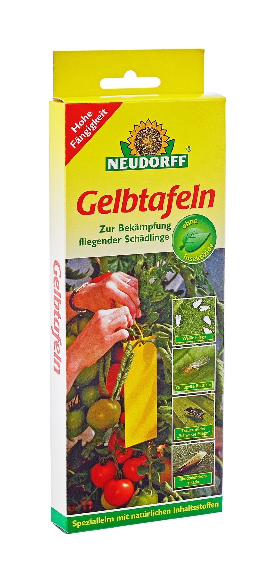 Gelbtafeln 7,5 x 20 cm/ 7 St./Pckg.