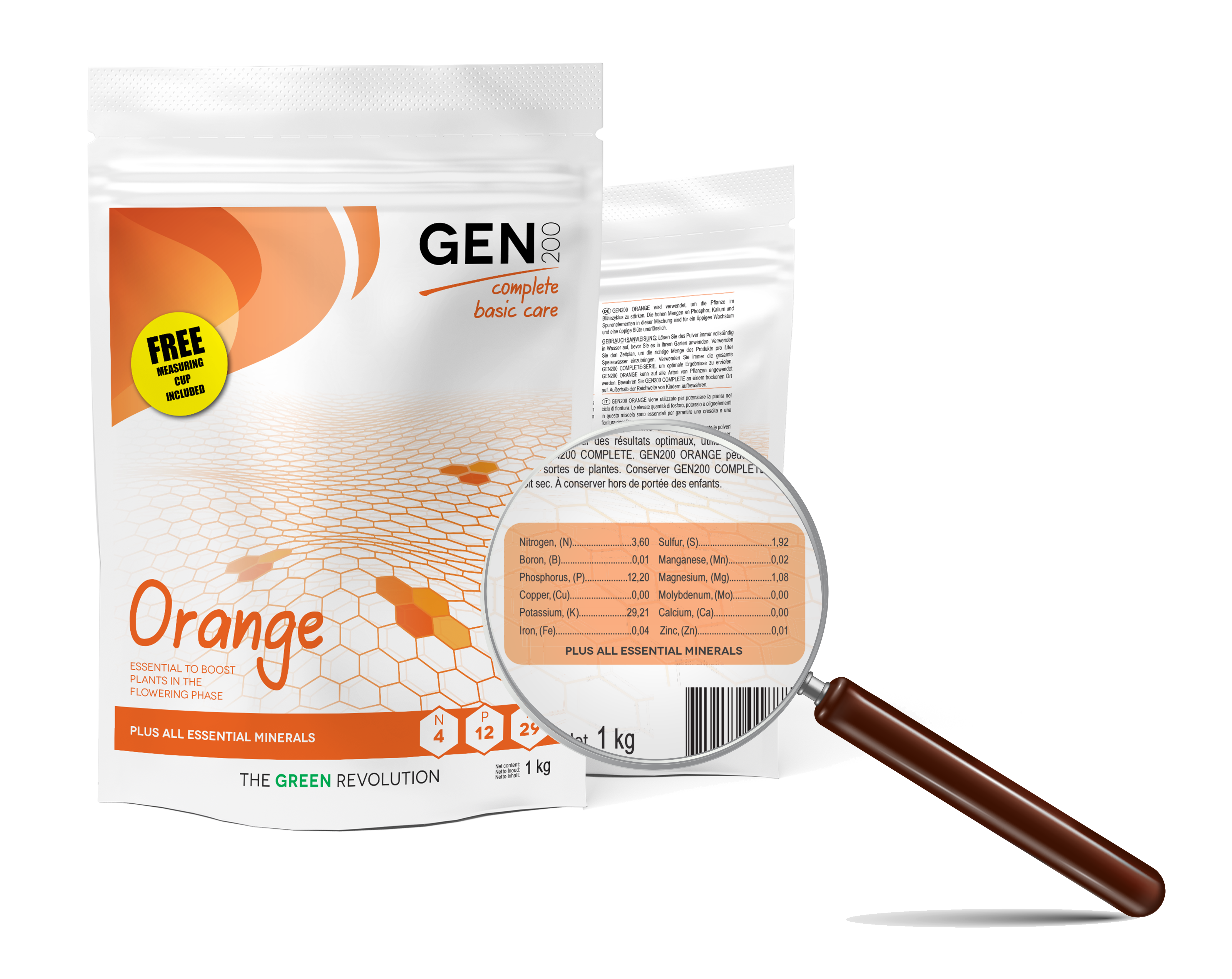 GEN200 Orange, 1000 Gramm