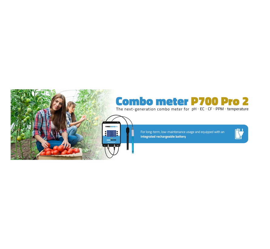 Aqua Master Combo Messgerät P700 PRO2 pH/EC & Temperatur