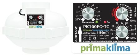 Prima Klima 160 EC/TC max 1180m3