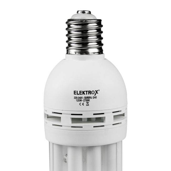 Energiesparlampe Elektrox 125 W 2700 K Blüte