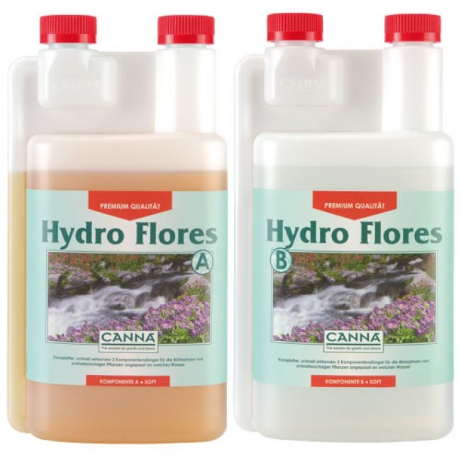 Canna Hydro Flores A u. B, je 1 L Hartes Wasser