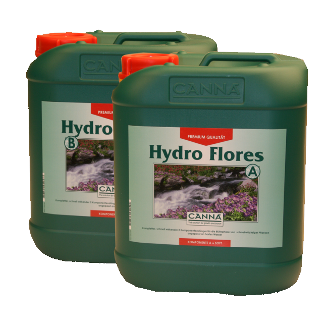 Canna Hydro Flores A u. B, je 10 L Weiches Wasser