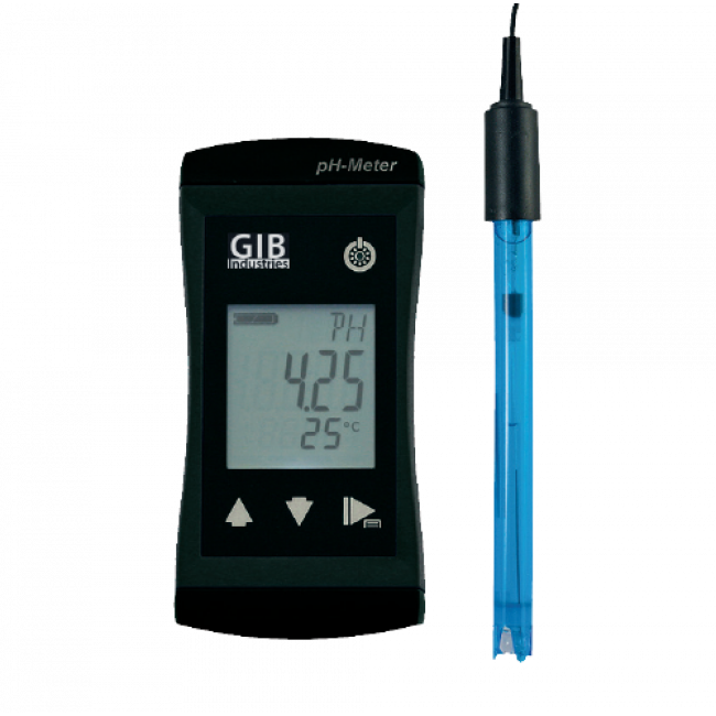 GIB Industries pH Meter mit Gel-Elektrode