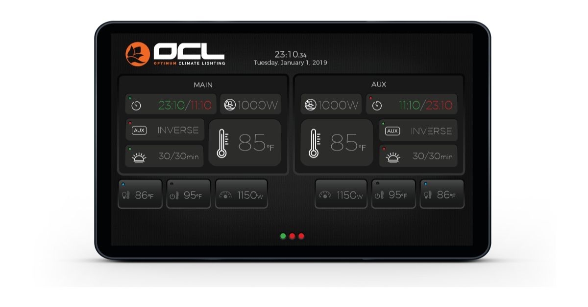 OCL DIGITAL LIGHTING TOUCHSCREEN CONTROLLER